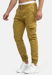 Indicode Cargohose Levy Khaki/Braun/Dunkelgrün/Beige