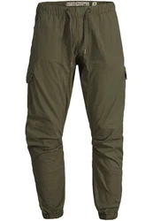 Indicode Cargohose Levy Khaki/Dunkelgrün