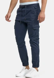 Indicode Cargohose Levy Blau/Dunkelblau/Hellblau