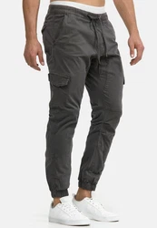 Indicode Cargohose Levy Khaki/Dunkelgrau/Dunkelgrün/Grau