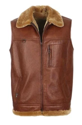 Hollert Fellweste Firminius Braun/Beige