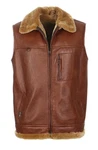 Hollert Fellweste Firminius Braun/Beige