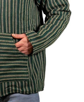 KUNST UND MAGIE Sweatponcho Kapuzenpulli Baja Jerga Hoodie