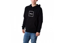 HUF Box Logo Hoodie Braun/Schwarz