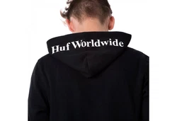 HUF Box Logo Hoodie Braun/Schwarz