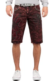 Jeansshorts Kurze Hose BA-CK207 Bordeaux W42