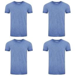 T-Shirt RIVMatteo O-Neck (4-tlg) 100% Baumwolle