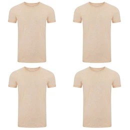 T-Shirt RIVMatteo O-Neck (4-tlg) 100% Baumwolle