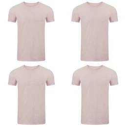 T-Shirt RIVMatteo O-Neck (4-tlg) 100% Baumwolle