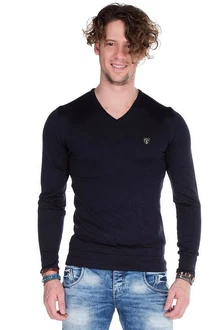 Cipo & Baxx V-Ausschnitt Pullover CP149 CP149
