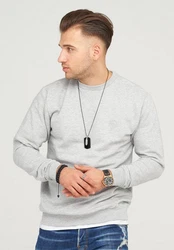 SOULSTAR Sweatshirt PORT LOUIS Grau/Silber