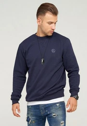 Sweatshirt PORT LOUIS mit schickem Logoprint