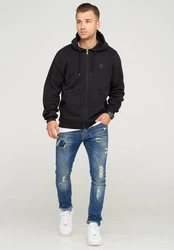 SOULSTAR Sweatjacke BUDAPEST Schwarz
