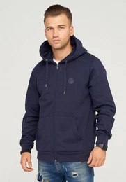 Sweatjacke BUDAPEST im schlichten Basic-Look
