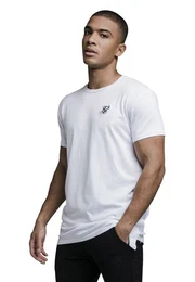 T-Shirt Herren T-Shirt S/S EMBROIDERED TAPE TEE SS-19130 White Wei