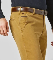 MEYER Chinohose BONN Khaki/Braun/Beige