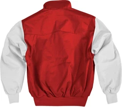 normani Blouson Harrington Jacke English Style Braun/Rot/Dunkelrot
