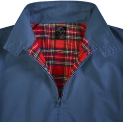 normani Blouson Harrington Jacke English Style Blau/Hellblau/Grau