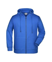 Hoodie JN 8026 Herren Kapuzen Sweatjacke gekmmte ringgesponnen