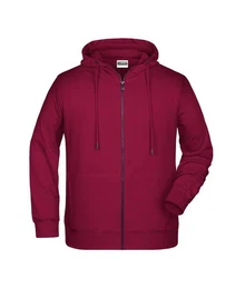 Hoodie JN 8026 Herren Kapuzen Sweatjacke gekmmte ringgesponnen