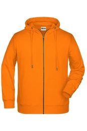 Hoodie JN 8026 Herren Kapuzen Sweatjacke gekmmte ringgesponnen