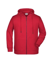 Hoodie JN 8026 Herren Kapuzen Sweatjacke gekmmte ringgesponnen