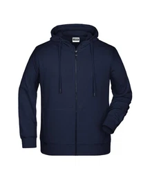 Hoodie JN 8026 Herren Kapuzen Sweatjacke gekmmte ringgesponnen