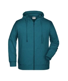 Hoodie JN 8026 Herren Kapuzen Sweatjacke gekmmte ringgesponnen