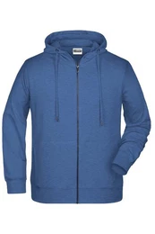 Hoodie JN 8026 Herren Kapuzen Sweatjacke gekmmte ringgesponnen