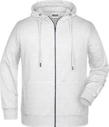 Hoodie JN 8026 Herren Kapuzen Sweatjacke gekmmte ringgesponnen