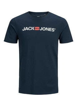 JACK & JONES JJECorp Logo Tee SS Crew Neck NOOS (12137126) Dunkelblau JACK & JONES JJECorp Logo Tee SS Crew Neck NOOS (12137126) Dunkelblau