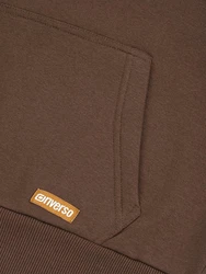 riverso Herren Kapuzenpullover RIVLinus Hoodie Sweatshirt Braun/Khaki/Dunkelbraun/Grau