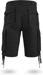 normani Bermudas Herren Shorts Kalahari Dunkelblau/Schwarz/Grau