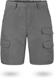 normani Bermudas Herren BDU Shorts Kebili Khaki/Dunkelgrau/Grau/Hellgrau