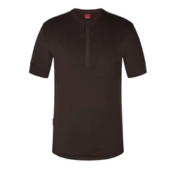 FE ENGEL T-Shirt Grandad Standard Dunkelbraun/Braun/Dunkelrot/Schwarz