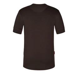 FE ENGEL T-Shirt Grandad Standard Dunkelbraun/Braun/Dunkelrot/Schwarz
