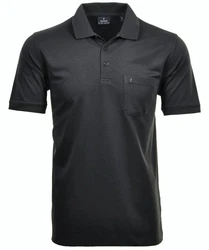 RAGMAN Poloshirt Grau/Dunkelgrau/Schwarz