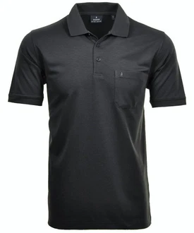 RAGMAN Poloshirt Grau/Dunkelgrau/Schwarz