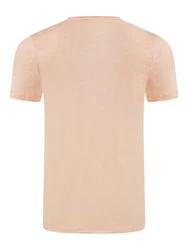 Riverso Herren Basic T-Shirt RIVMatteo Regular Fit Kurzarm Orange/Rosa/Braun
