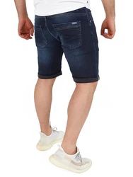 WOTEGA Jeansshorts Diego Dunkelblau/Blau/Hellblau