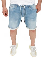 WOTEGA Jeansshorts Diego Hellblau/Blau