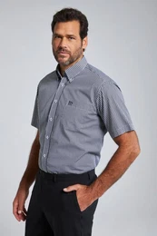 Kurzarmhemd Hemd Business Halbarm Vichy-Karo bis 8XL EasyCare