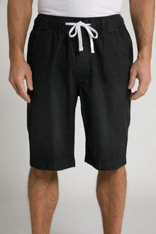 JP1880 Bermudas Bermuda Jeanslook 4-Pocket Relaxed Fit Schwarz/Dunkelgrau