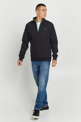 !Solid Stehkragenpullover SDBennTro Ziptroyer 21300895
