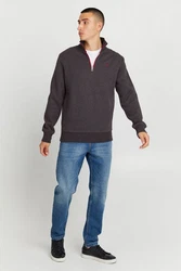 !Solid Stehkragenpullover SDBennTro Ziptroyer 21300895