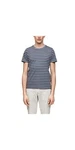 s.Oliver Kurzarmshirt T-Shirt Blau/Grau/Rot