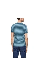s.Oliver Kurzarmshirt T-Shirt Türkis/Blau/Grün