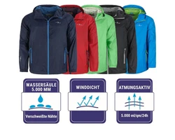 Blue Wave Herren Outdoor-Jacke Fabian Blau