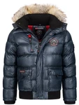 Geographical Norway Steppjacke Parka Bomberjacke Herren Outdoor Dunkelblau/Blau
