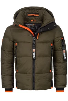 Geographical Norway Steppjacke Herren Winter Jacke Parka Outdoor Dunkelgrün/Khaki Geographical Norway Steppjacke Herren Winter Jacke Parka Outdoor Dunkelgrün/Khaki